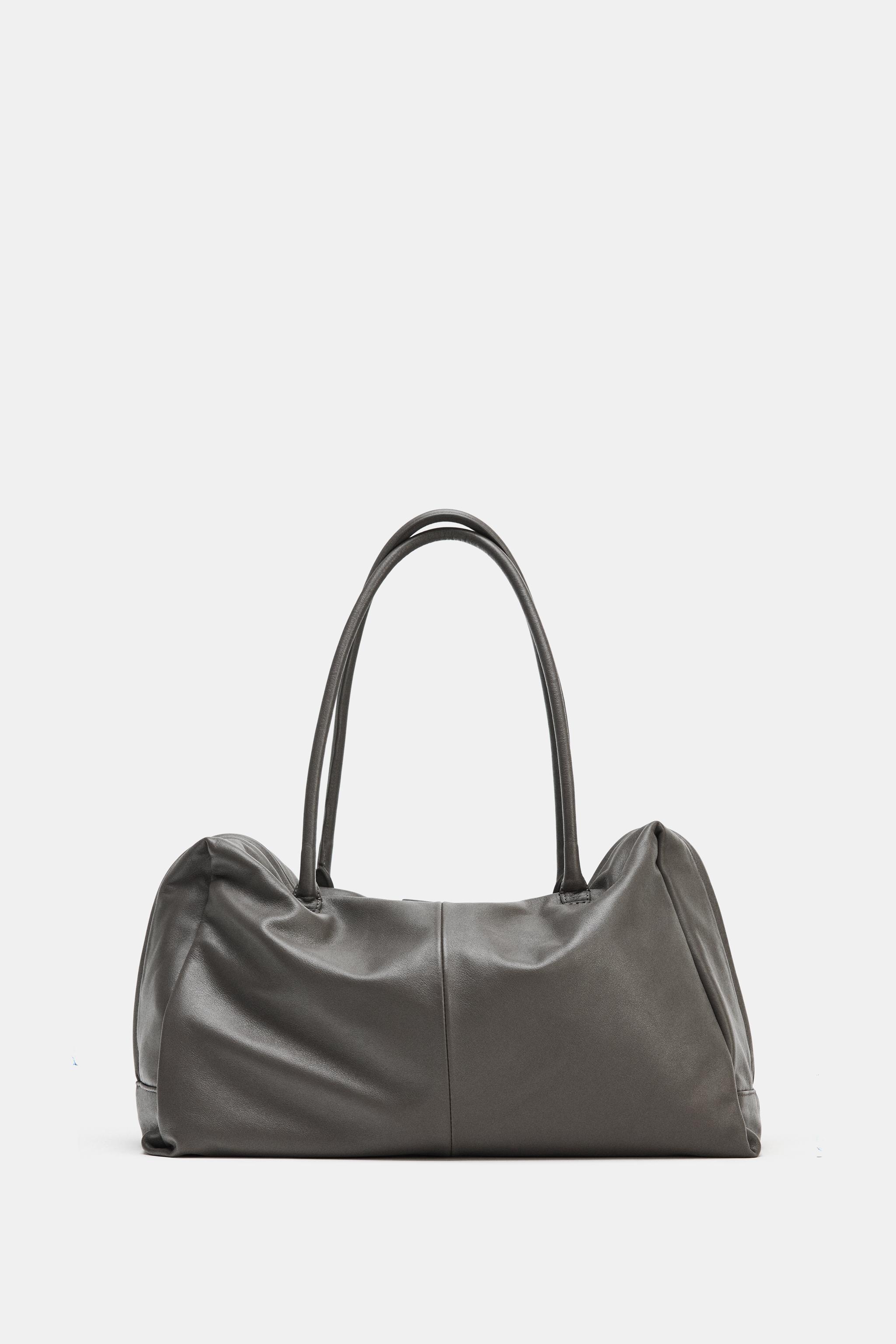 MAXI LEATHER BOWLING BAG